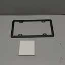 Real Carbon Fiber License Plate Frame 100% Pure Carbon Fiber Frame Black License Plate Holder Cover Universal Car Tag Frame for Men/Women Gift - 1 Pack 4 Hole