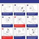 2 x Razor Holder Shower - Suction Cup Razor Hanger with 3 Hooks & Shaving Cream Shelf, Suction Cup Shaver Holder for Towels, Sponges(Silver)