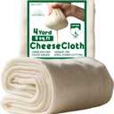 4 Yard Grade 100 XL Cheese Cloth for Straining & Cooking; 36x144 Inch; 100% Unbleached Cotton Cheesecloth; Unfinished Edges, Cuttable Freely, Butter Muslin