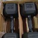 CAP Barbell Rubber Coated Dumbbell Weight Set with Vertical Rack | 100 lb, 150 lb, and 210 lb Options