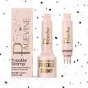 Freckle Stamp Pen, Freckle Stain Air Cushion Foundation Maker for Fake Freckles Makeup, Long-Lasting Freckle Pen to Create Faux Natural Sun-Kissed Look, Liquid Freckle Makeup Tool-02 Medium