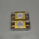 2 x Ferrero Rocher, Premium Milk Chocolate Hazelnut, Individually Wrapped, Chocolate Gift Box, 16 Count, 7 oz (EXP 09/29/25)