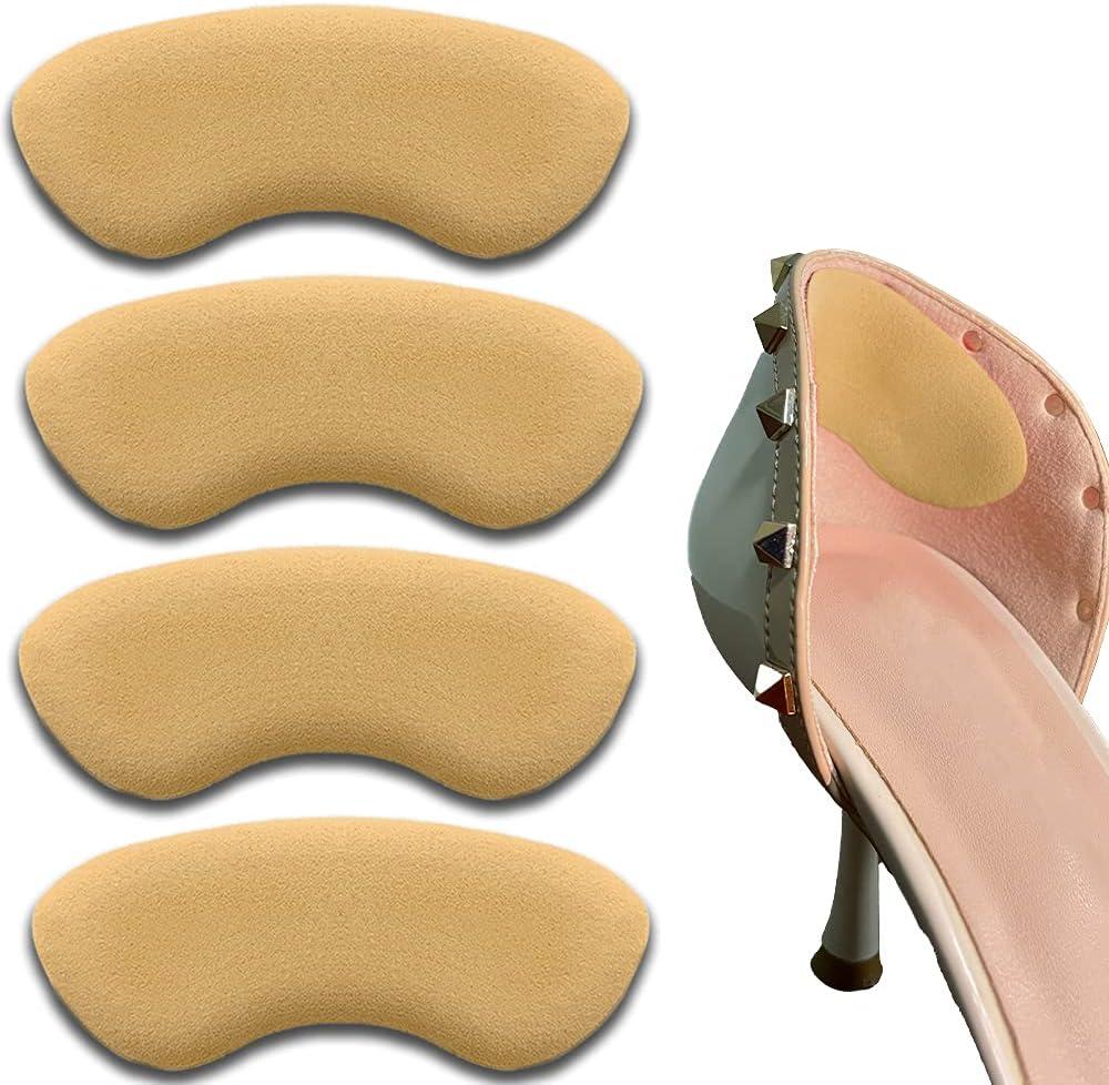 Heel Grips for Men and Women, Self-Adhesive Heel Cushion Inserts Prevent Heel Slipping, Rubbing, Blisters, Foot Pain, and Improve Shoe Fit