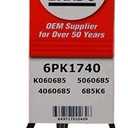 Bando USA 6PK1740 OEM Quality Serpentine Belt