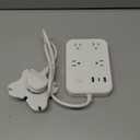 UK Adapters for Travel, UK Power Strip with 4 AC Outlets 1 USB C and 2 USB Ports, UK to US Plug Adapter Type G, UK Outlet Adapter for UK Ireland England Scotland Hong Kong Travel (3ft)