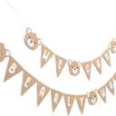 We Can Bearly Wait Banner - Bear First Party Decoration,Bear 1st Birthday Banner,Bear Gender Reveal Decorations (we can bearly wait)