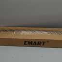 EMART Backdrop Stand, 8.5ft Height 10ft Width Adjustable Photography Background Support Poles with Heavy Duty Flat Base, Photo Metal Steel Pipe and Drape Frame Kit for Parties Birthday Wedding - Black