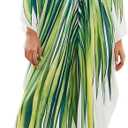 KECVOT Kaftan Dresses for Women Plus Size Batwing Sleeve Caftans Long Bathing Suit Cover Up Maxi Beach Dress Loungewear