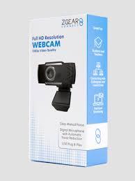 Zgear Full HD Resolution Webcam 1080p Video Quality