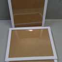 12x16 Picture Frame Set of 4, White 12x16 Frame Diamond Painting Art High Transparent Wall Gallery Poster Canvas Photo Frames for 12 by 16 inches
