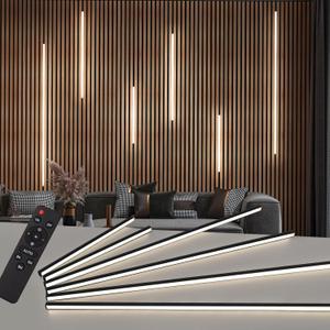 Art3d 6-Pack Recessed LED Strip Light Kit with Smart Switch, White, 40 inches