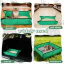 5 Packs Portable Travel Litter Box for Cats,26x26 Inches Foldable Litter Box for Travel,Waterproof Litter Box Mat with Storage Bag for Car Plane Hotel