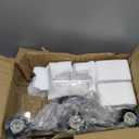 3-Light Bathroom Light Fixtures, 17.23" Black Modern Vanity Lights with Clear Glass Shade, Bathroom Wall Lamp for Mirror Kitchen Living Room Hallway Cabinet Porch