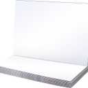 Skyygemm 12 Pcs 17 x 25 Inch Rectangle Cake Boards Half Sheet Cake Board Corrugated Single Wall Base for Pizza Dessert Base Pastries Food Bottoms Party Display Supplies Grease Proof Cardboard, White