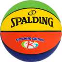 Spalding Rookie Gear 27.5" Basketball | Lighter to Help Develop Technique | Designed for Indoor & Outdoor Play, Size 5, 27.5"