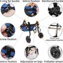 Small Dog Wheelchair for Back Legs - Adjustable Mobility Aid for Disabled Pets, Leg Brace and Hip Support
