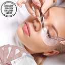 Ocim 100 Pairs Eye Gel Pads Lash Extensions, Lint Free Under Hydrogel Eye Patch for Eyelash Extension/Tinting