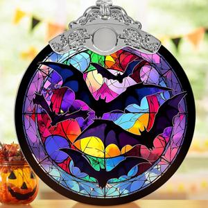 Jocidea Bat Hanging Ornament Glass Ornament - Christmas & Halloween Decoration - Keepsake Gift