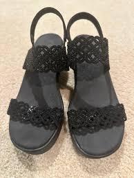 Cali From Scratchers Luxe Foam Sandals Black 8