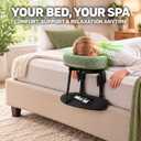 Massage Headrest for Bed with Armrest, Adjustable Bed Face Cradle Holder, 10" x 8" x 2.5"