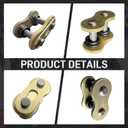520HV 520 Chain Master Link Connecting Links with O-Ring for Motorcycle Dirt Bike Pack of 4 Masterlink