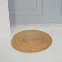 Round Jute Rug Area Round Rug Custom Size Round Rugs Indian Handmade Home Decor Round Rug (2'X2')