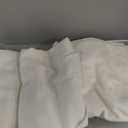 102 Inch Long Curtains Pinch Pleat Linen Curtains for Living Room Bedroom 2 Panels Natural Thick Linen Textured Light Filtering Semi Sheer Pleated Drapes Hooks Rings Back Tab for Window Sliding Door