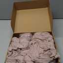 Wokceer Cheesecloth Table Runner Christmas 6Pack 10FT Dusty Pink Boho Gauze Fall Cheese Cloth Table Runner for Party Long Rustic Sheer Table Runners for Baby Bridal Shower Wedding Easter Table