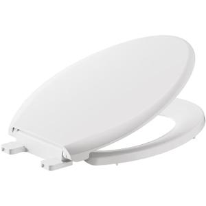 American Standard 5257A65MT.020 Cardiff Slow-Close Elongated Front Toilet Seat, White
