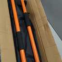 4PK Support Pole, Steel Telescopic Adjustable 3rd Hand Support System, Support Rod, Supports up to 154 lbs Construction Rods for Cabinet Jacks Cargo Bars Drywalls Extends from 49 Inch to 114 Inch