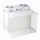 HEPA H12 Filtration Laminar Flow Hood with HEPA Filter,FFU, Fan Filter Flow Hood Unit (Filter Included), Laminar Air Flow Hood for Laboratories/Clean Rooms/Mushroom Room 110v 17.2" x 14.8" x 14.8"