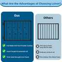 Unique Design Deck Gate Kit, 42" H x 48" W Door with Hinges & Latch