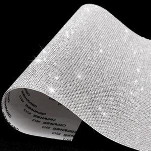 Bling Crystal Rhinestone Sheets Self Adhesive, Glitter Rhinestone Sheet for Car Craft Decoration, DIY Rhinestone Stickers, 9.4 x 7.9 Inch (Clear)