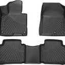 Powerty Floor Mats for 2023-2025 2026 Kia Sportage (Non-Hybrid) Accessories All Weather Floor Liner 3D TPE 1st & 2nd Row Floor Mat Heavy-Duty Floor Liners