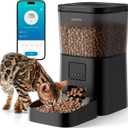 Espelho Automatic Cat Feeders WiFi: 2.4Ghz Smart APP Control- Timed Cat Food Dispenser with Desiccant Bag Keep Fresh for Indoor- Easy Set Up and Clean with Voice Recorder- Up to 10 Meals per Day
