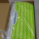 Frescares Replacement Mop Pads Compatible With Shark Vacmop VM252 VM250 VM200 VM190, Reuseable Washable Vacuum Mop Pad Refills (Green)