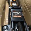 AV Steel Floor Jack 2.5 Ton (5500 lbs), Low Profile Floor Jack with Single Piston Pump, Heavy Duty Steel Hydraulic Jack for Car, Jack for Car with Lifting Range 3.4'' to 14.6''