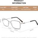 Reading Glasses Blue Light Blocking Spring Hinge Readers for Women Anti Glare Filter Lightweight Eyeglasses