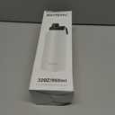 Navigate 32 oz Insulated Stainless Steel Sports Water Bottle with Spout & Handle Lids,Wide Mouth Water Jug with Double Walled Leak Proof Keep Cold for 24 Hrs Hot for 12 Hrs,Black