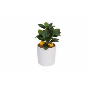 Small Artificial Potter Lemon Tree
