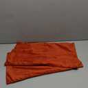 iMaylex Soft 100% Egyptian Cotton Zipper Closure Pillowcases, Cozy and Lightweight Pillow Case, Set of 2, Orange, Standard, 20" x 26"