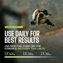 Frog Fuel Power Energized Protein Shot, 15g Protein Nano-Hydrolyzed Grass Fed Collagen, 120mg Caffeine, Fat & Sugar Free, 22 Amino Acids, 0 Carbs, Berry, 1 oz Packets, 24 Pack