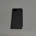 Compatible with Galaxy S22 Ultra Case Slim Mirror Design Clear View Flip Bookstyle Ultra Slim Protecter Shell with Kickstand Protective Cover for Samsung Galaxy S22 Ultra Mirror PU Black