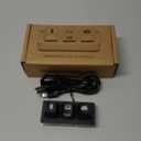 Mute Button USB Microphone, Cam Control Buttons, One-Touch, Mute Button with LED Indicator, PC Mic Mute Switch, Free Software Download for Online Calls/Class/Recording Video