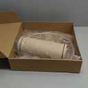 White Lamp shade, Drum Lamp Shade for Table Lamps Floor Lamp, 13" Top X 13" Bottom X 10" High White Large Line Fabric Lamp Shade, Easy Assembly Replacement Lampshade