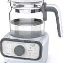 GROWNSY Baby Instant Warmer, Glass Water Boiler with Accurate Temperature Control for Formula, Coffee and Tea, 1.3 Liter Electric Kettle with LCD Display and Timer