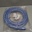 10FT Fuel Line Hose 1/2" 13mm High Pressure Hose 2.8Mpa 400PSI for Fuel Systems Engines Tube Hose Blue Multiple Size Options(Attached Hose Clamp)