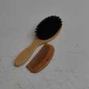 100% Boar Bristle Hair Brush for Women Set by Belula (L Size). Soft Natural Bristles for Thin and Fine Hair. Wooden Comb, Travel Bag and Spa Headband Included!