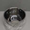 Replacement Rice Cooker 5.5 Cup Inner Pot Only Compatible with Tiger JBV-A10U Inner Pot, 304 Stainless Steel Inner Bowl, Durable Pots for Multi-Cookers, Easy to Clean and Dishwasher Safe