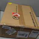 Furologee Kitchen Bakers Rack with Power Outlet, Microwave Oven Stand with Storage 4 Tiers, Coffee Bar Table with 6 S Hooks, Kitchen Storage Shelf Rack for Spices, Pots, Rustic Brown (22 Inch)